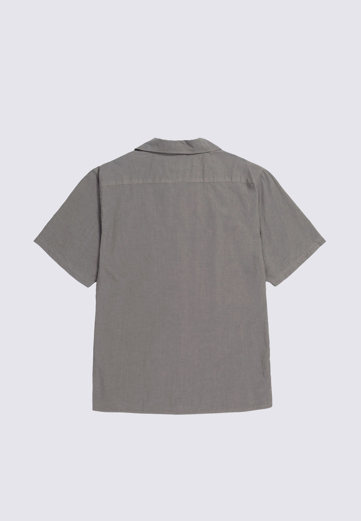 Carsten Tencel S/S Shirt - Mid Khaki