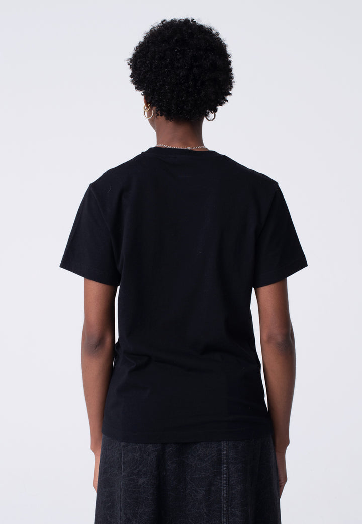 Middle Edging T-Shirt - Black