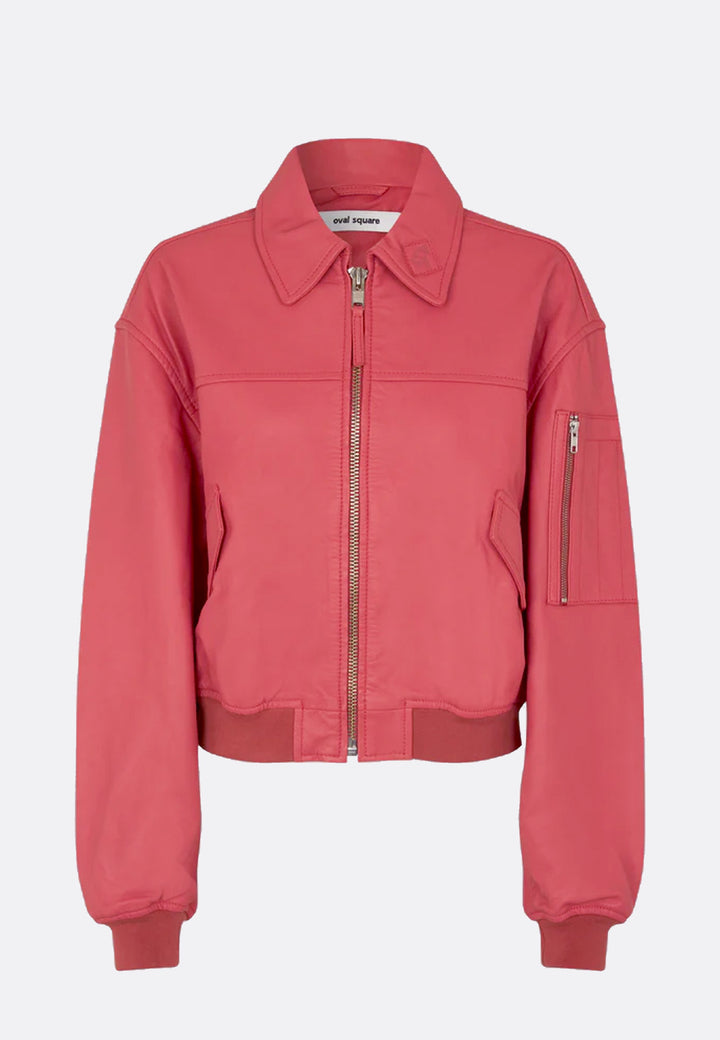 Prove Leather Bomber - Cayenne