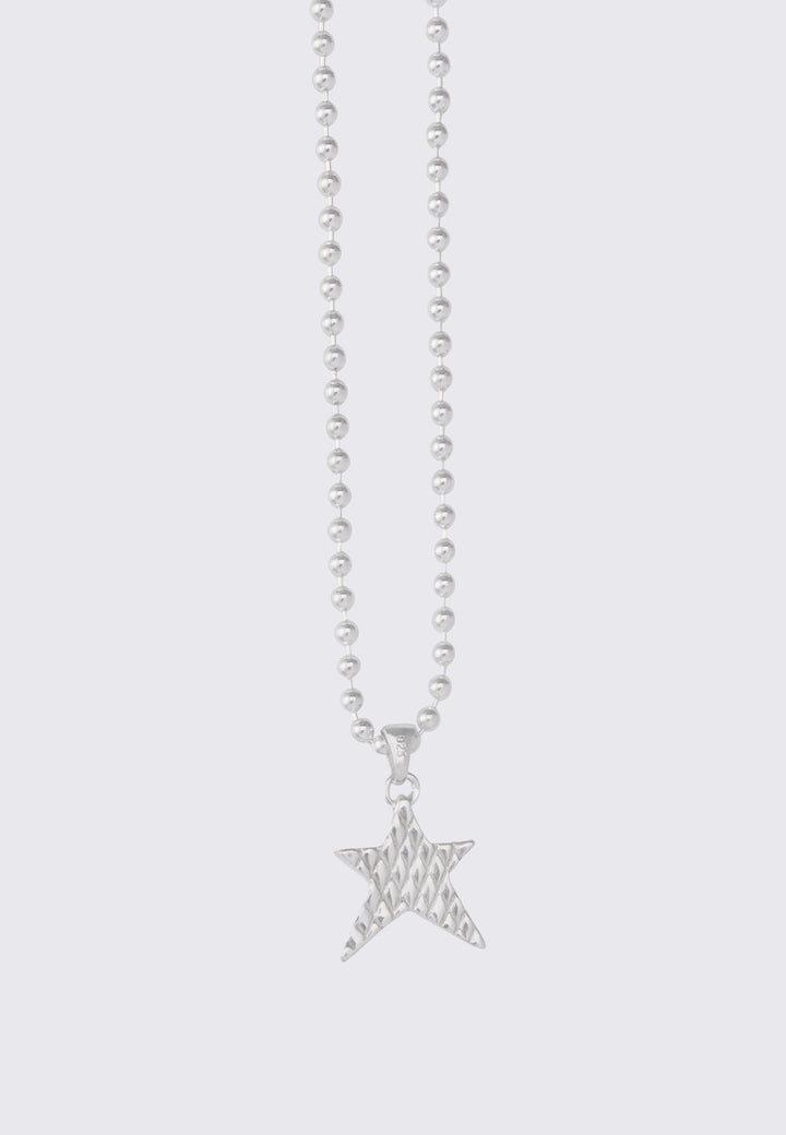 Bad Star Necklace - Silver