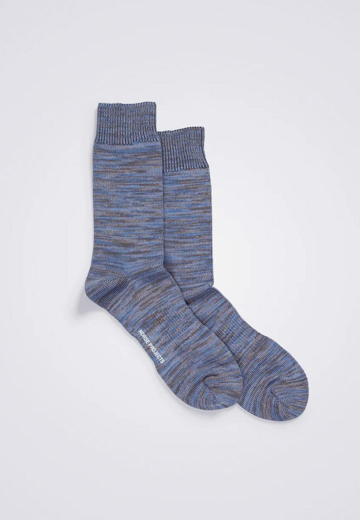 Bjarki Blend Socks - Calcite Blue