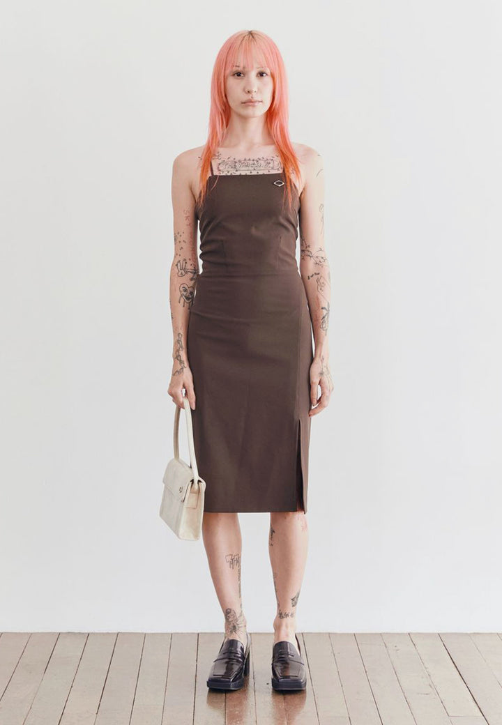 Bustier Dress - Brown