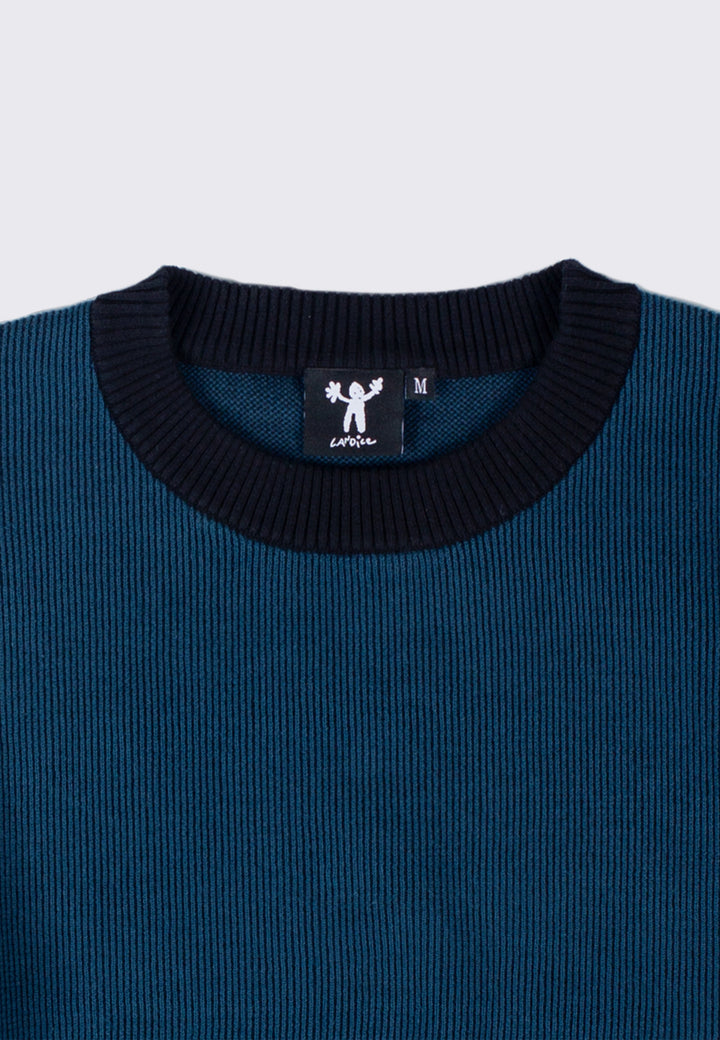 Therapy Knitted Sweater - Blue