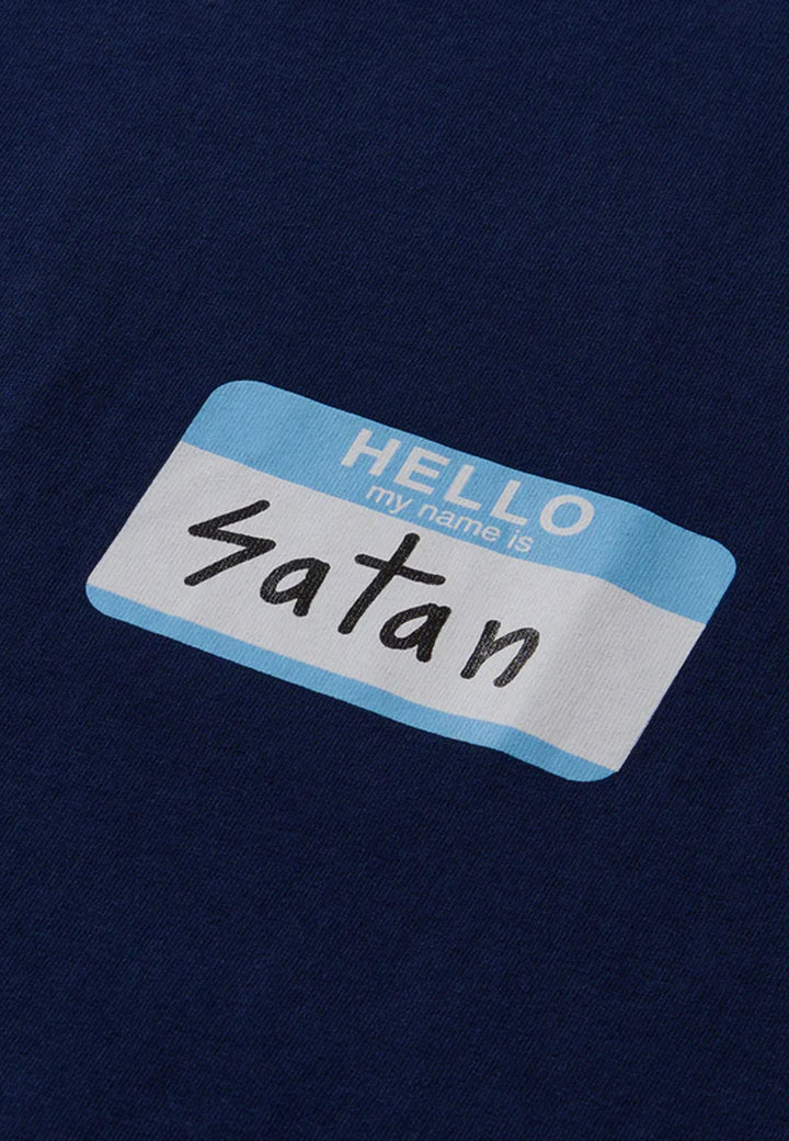 FUCT Hello My Name Is Satan T-Shirt - Blue