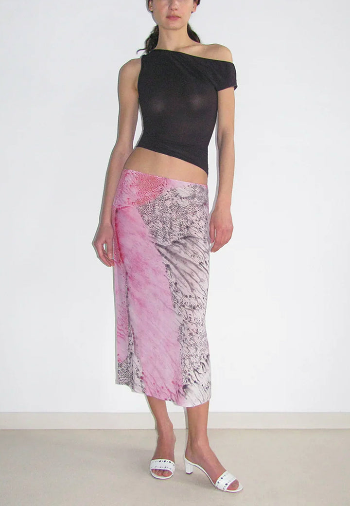 Lace Skirt - Fuchsia