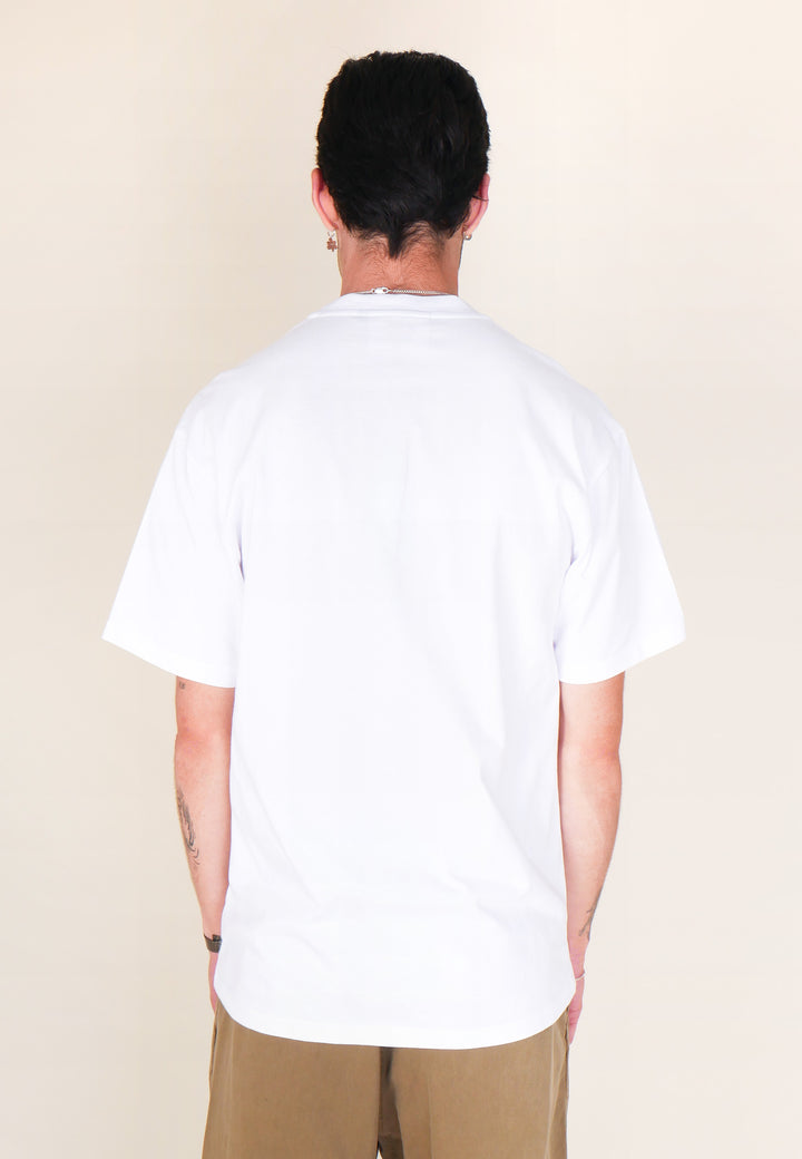 Society T-Shirt - Ghost White
