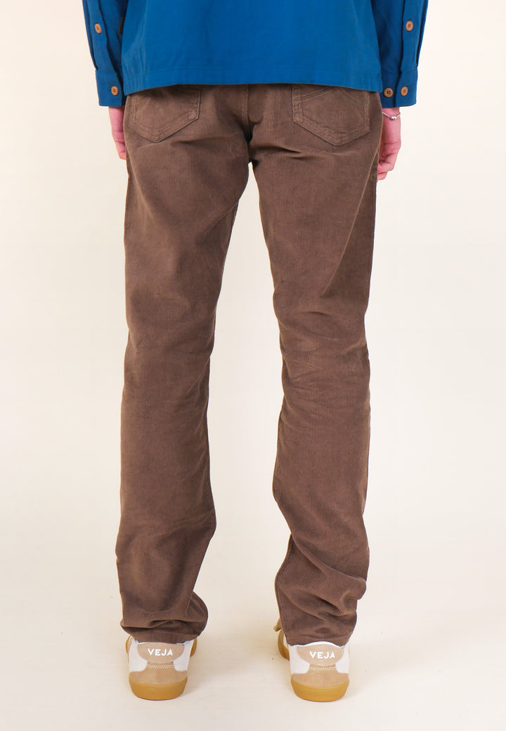 Organic Cotton Corduroy Jeans - Topsoil Brown