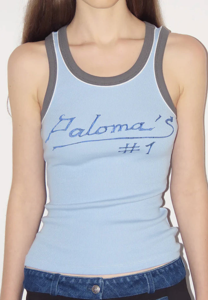 Paloma1 Singlet Top - Blue