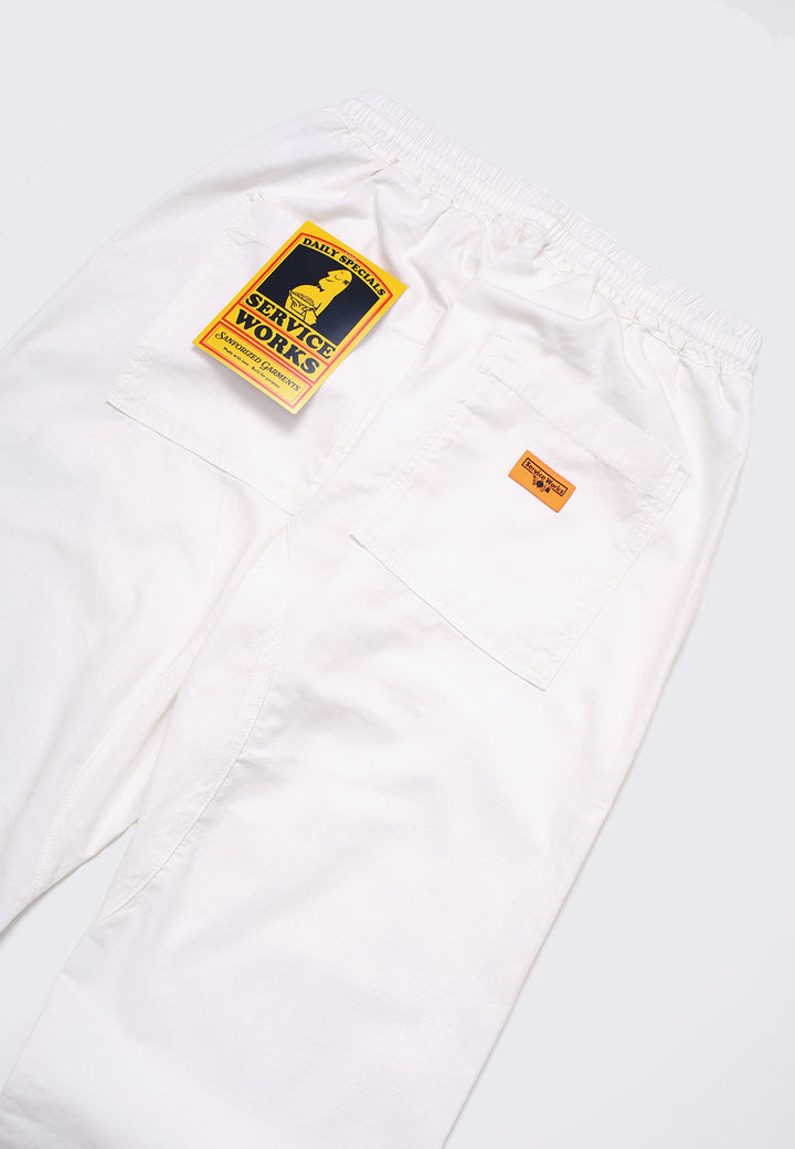 Ripstop Chef Pant - Off White