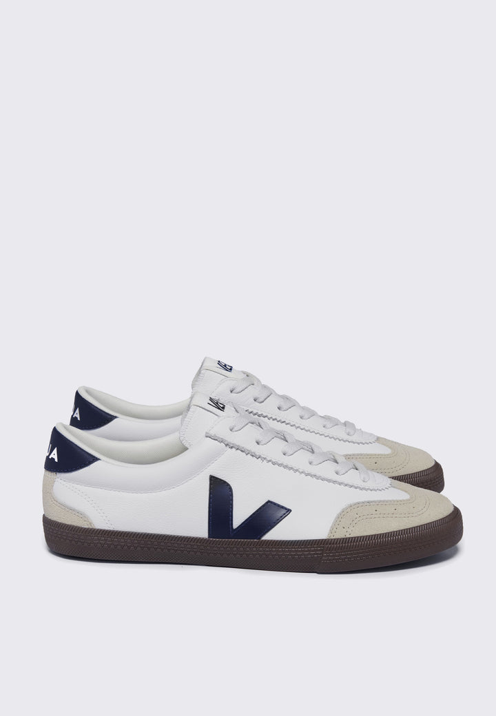 Volley OT Leather - White/Nautico/Bark