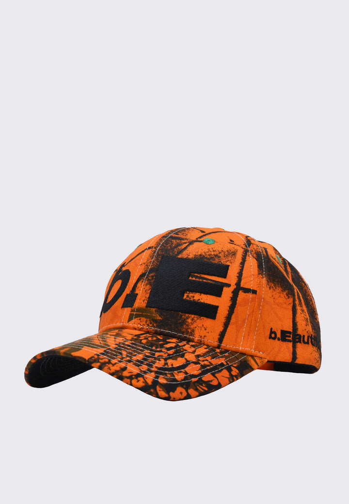 b.E Hat - Orange Camo