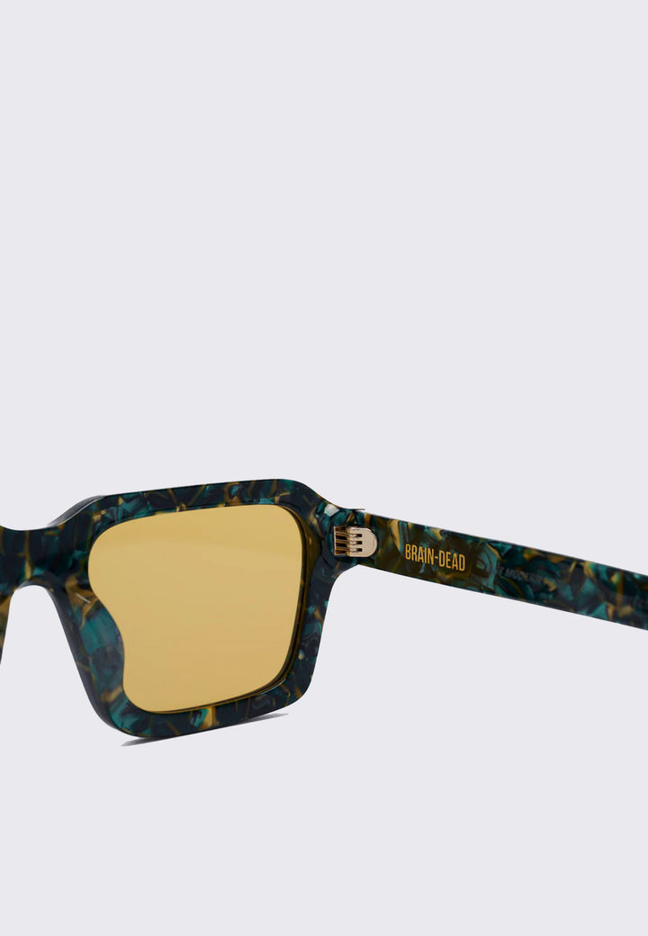 Staunton Sunglasses - Green Granite/Yellow