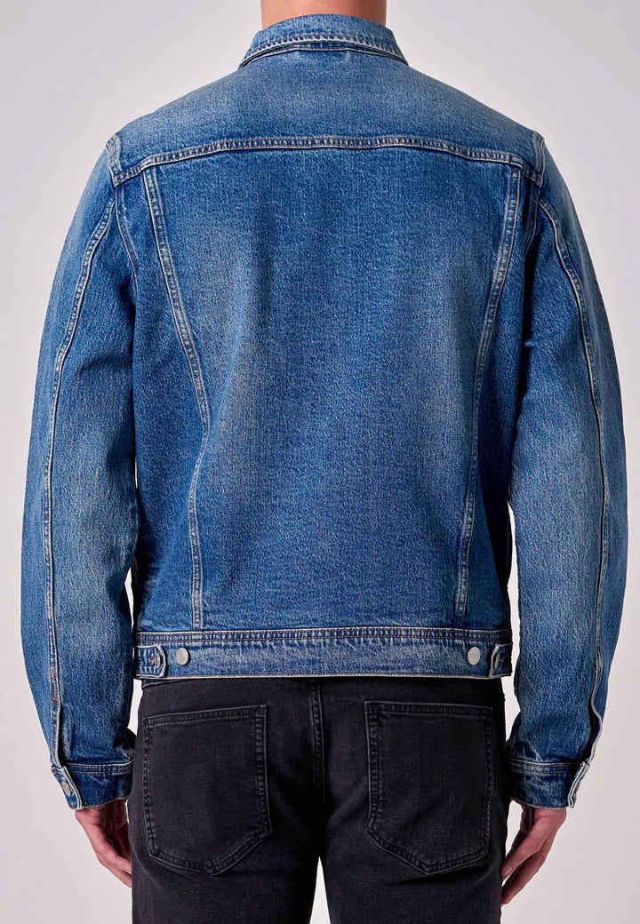 Type Three Denim Jacket - Mid Vintage Indigo