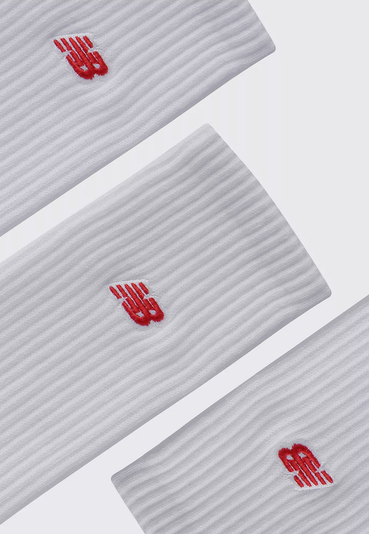Patch Logo Socks 3 Pack - White