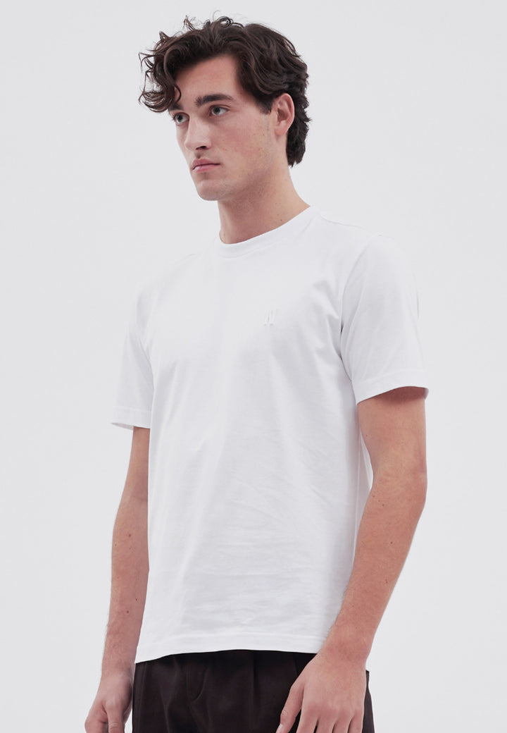 Johannes Organic N Logo T-Shirt - White