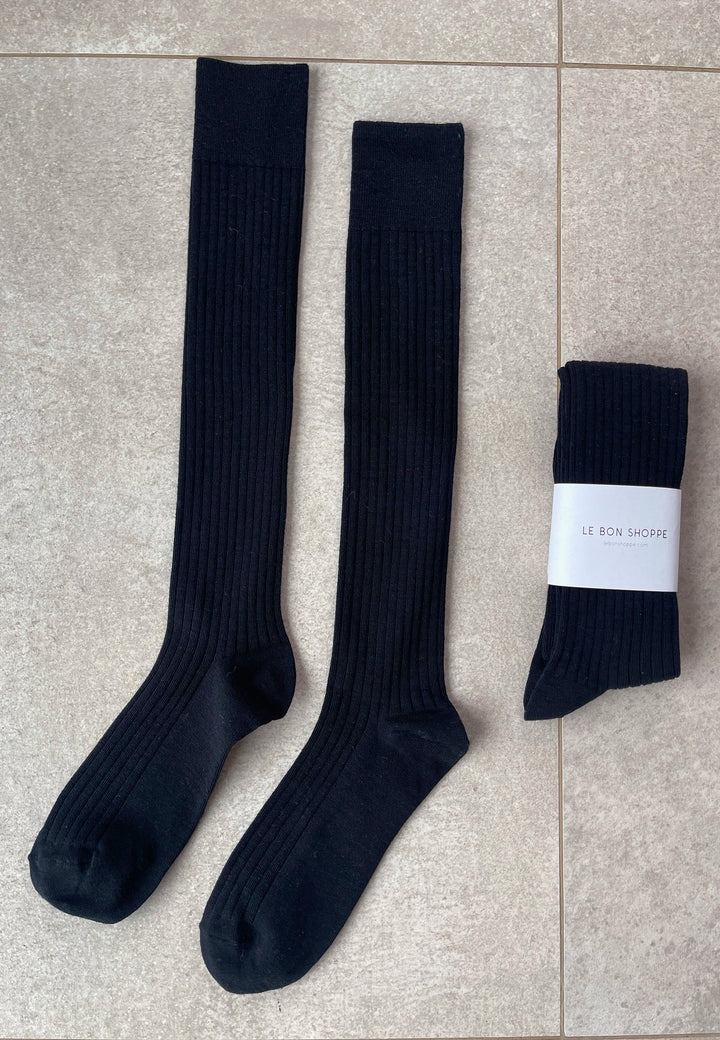 School Girl Socks - Black