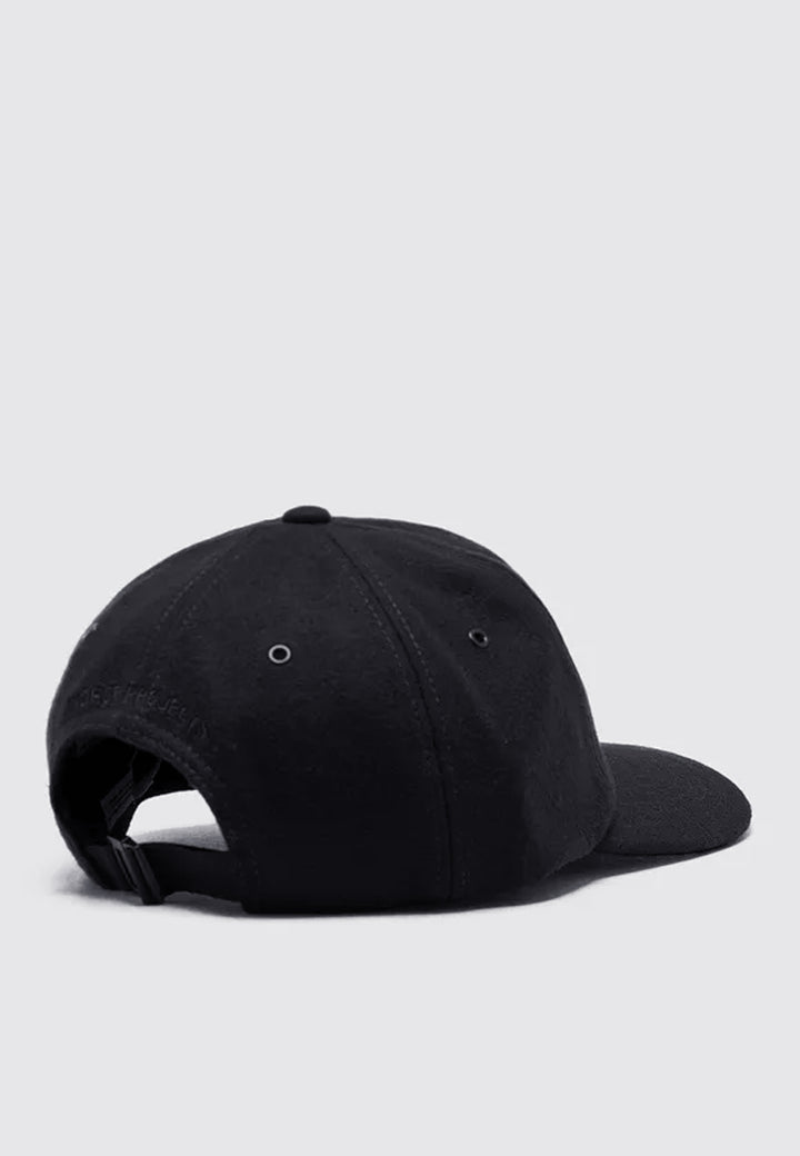 Wool Sports Cap - Black