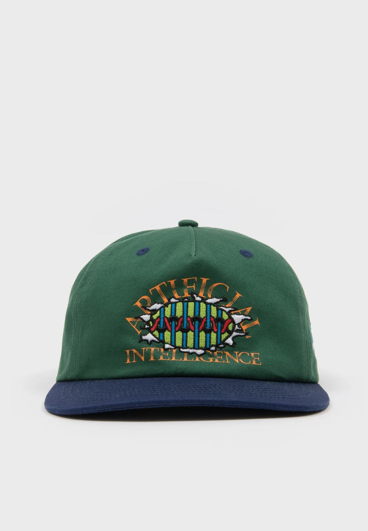 Artificial Intelligence Strapback Hat - forest green