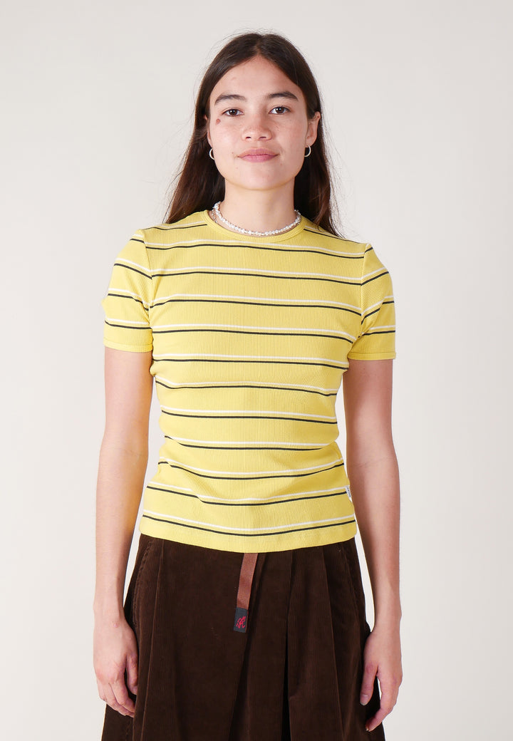 Baby Rib T-Shirt - Sun Stripe Yellow