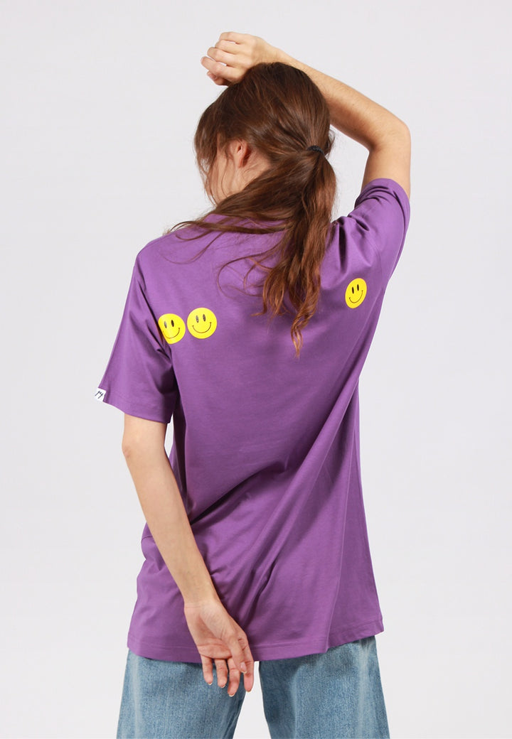 Smiley T-Shirt - purple
