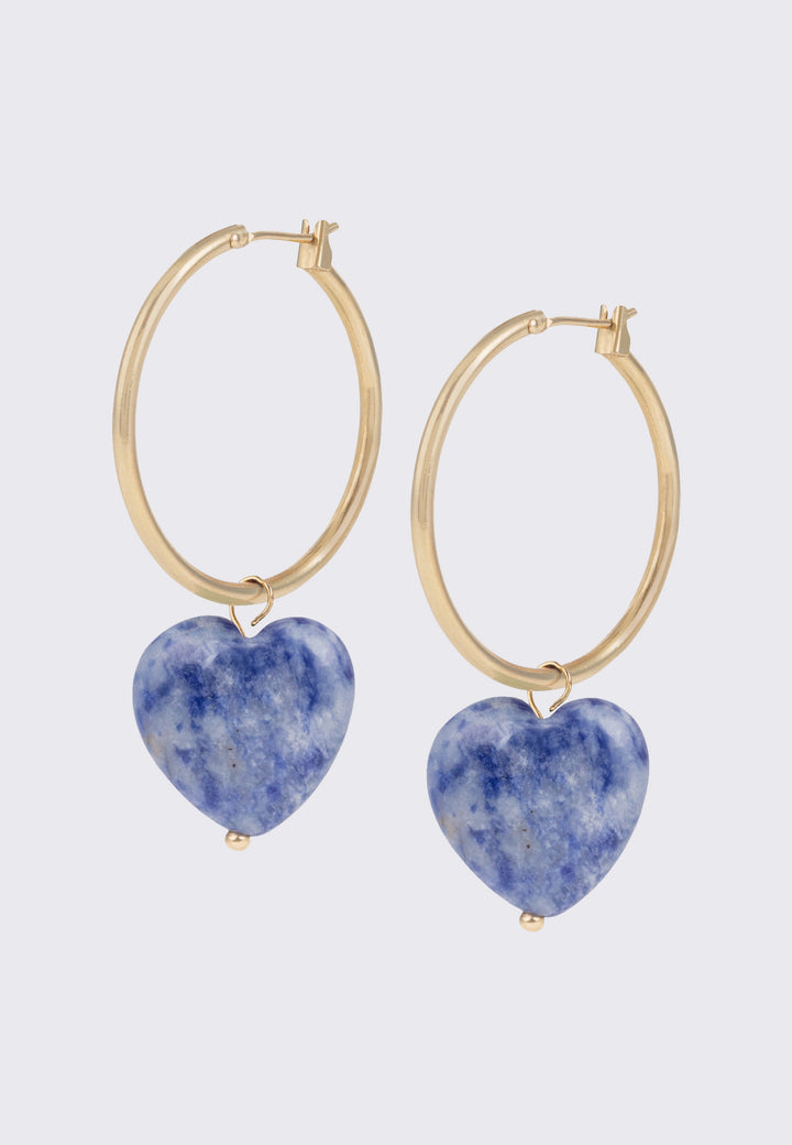 Labravo Earrings - medium blue