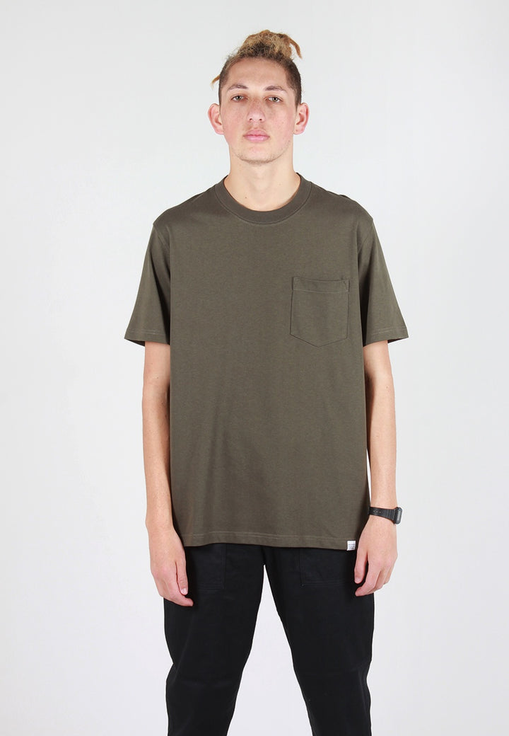 Norse Projects Johannes Pocket T-Shirt - ivy green - Good As Gold