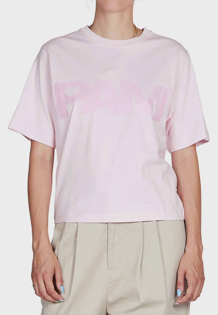 S Loops Logo T-Shirt - pale pink