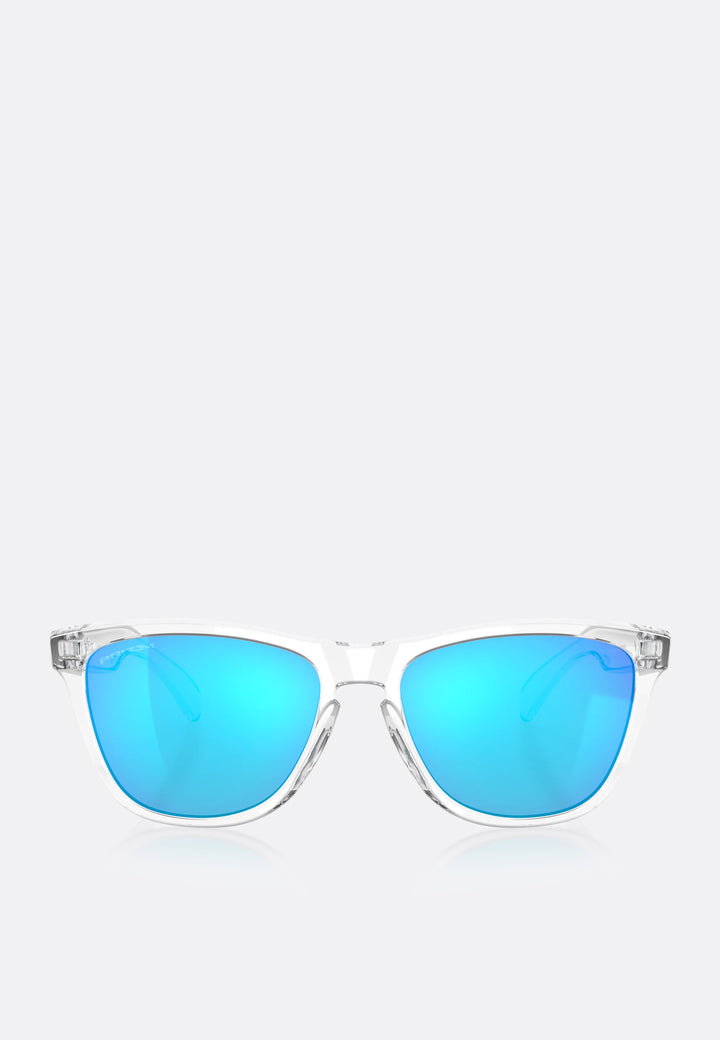 0OO9013-7024 Frogskins - Crystal Clear/Prizm Sapphire