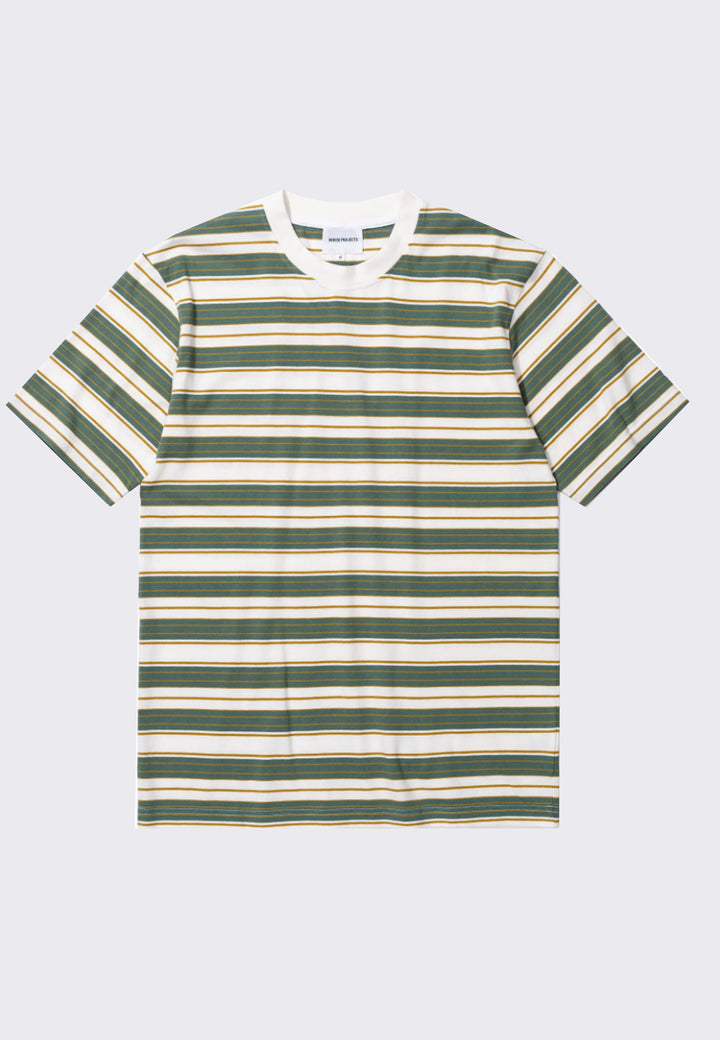 Johannes Multi Stripe T-Shirt - moss green