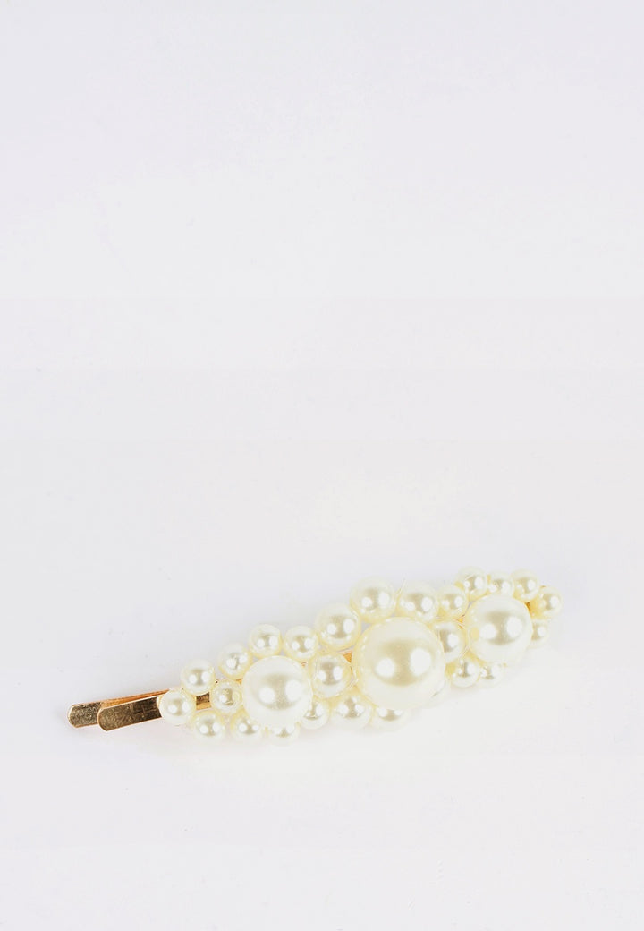 Eugie Large Pearl Clip