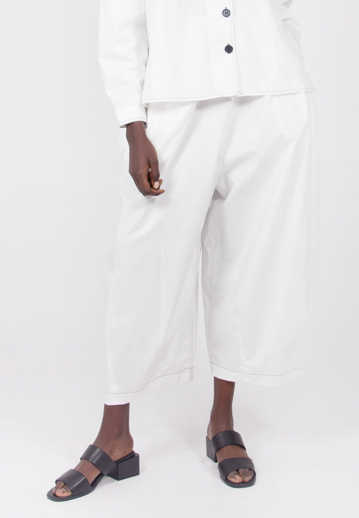 Verner Pleated Pants - white – Good as Gold