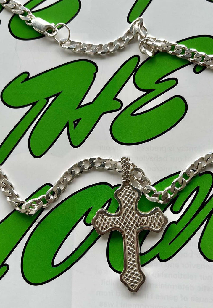 Lil Cross Necklace - Silver
