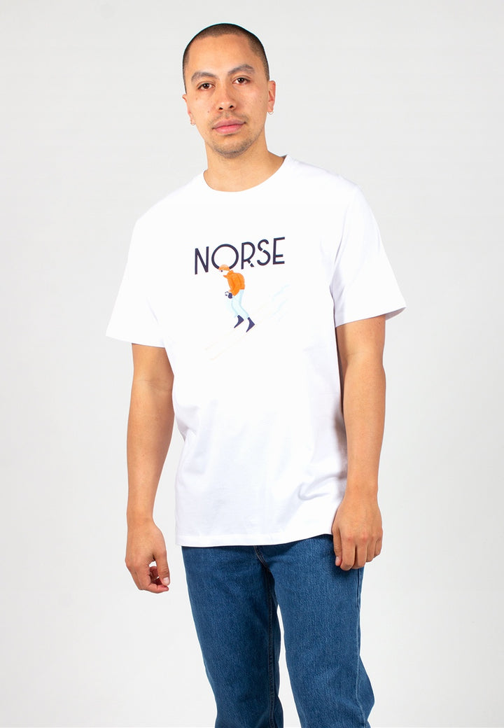 Norse Projects X Daniel Frost Racing Skier - white | Good As Gold, NZ