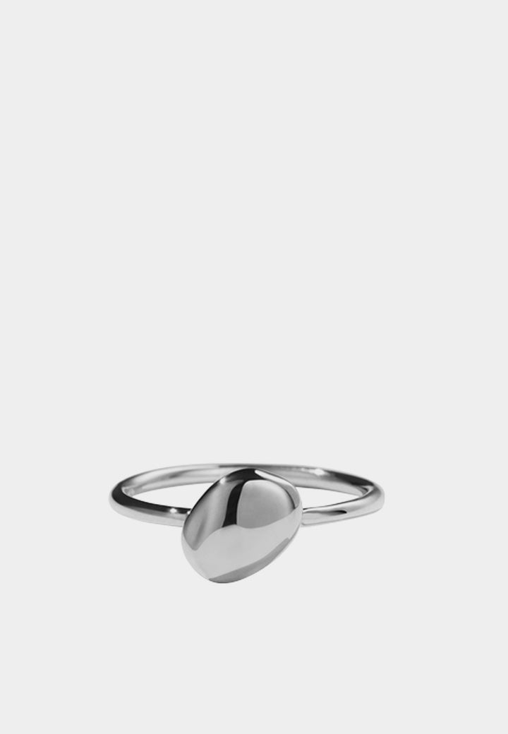 Meadowlark Pebble Stacker Ring - silver
