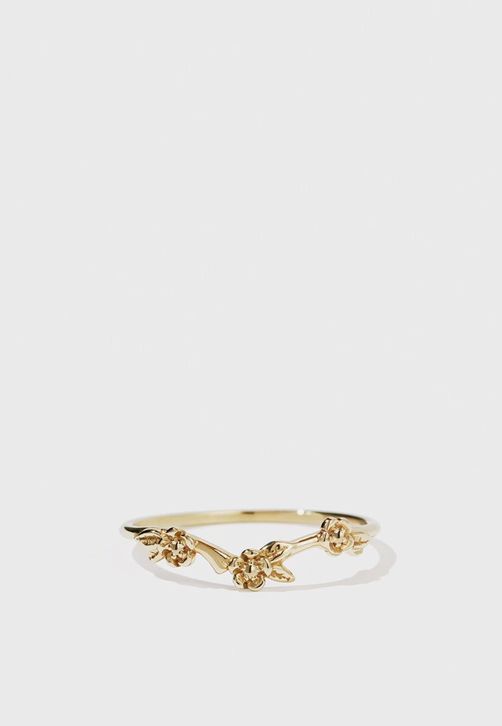 Alba Band Ring - gold