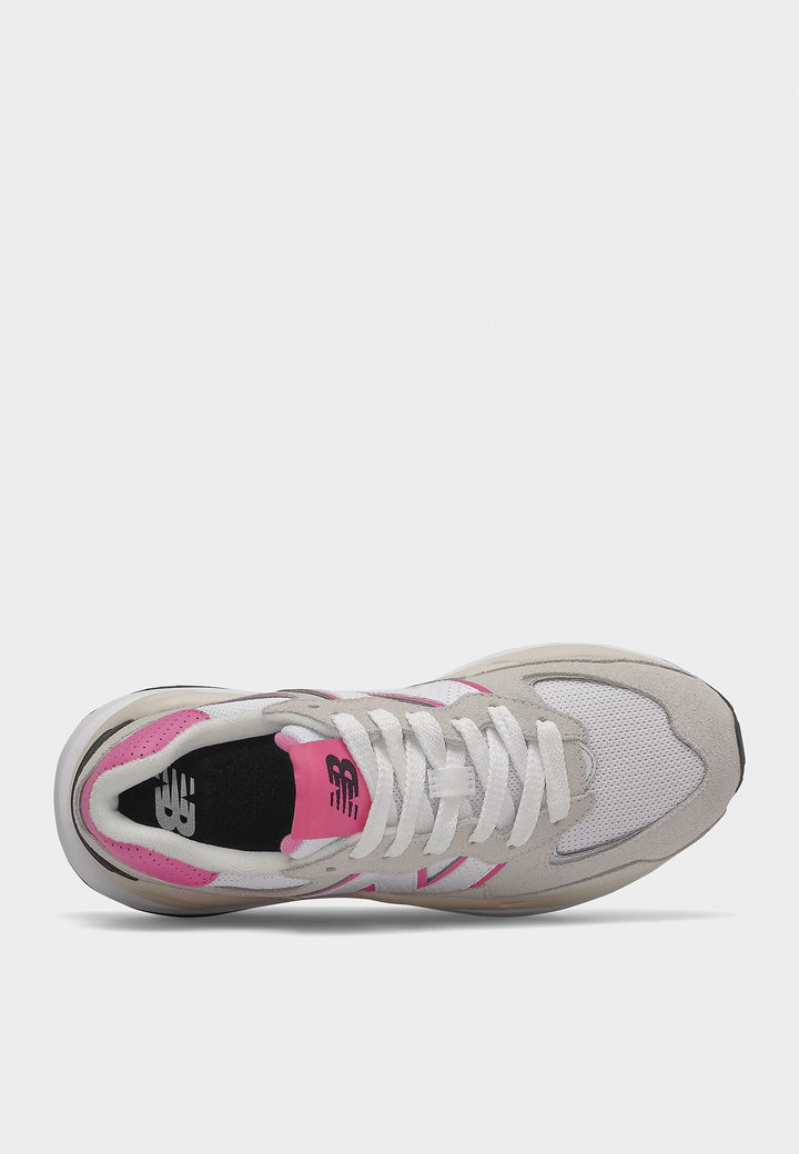 Womens 57/40 - sea salt with sporty pink