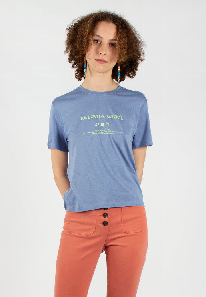 Paloma Wool | Souvenir Tarot T-Shirt - blue | Good As Gold, NZ
