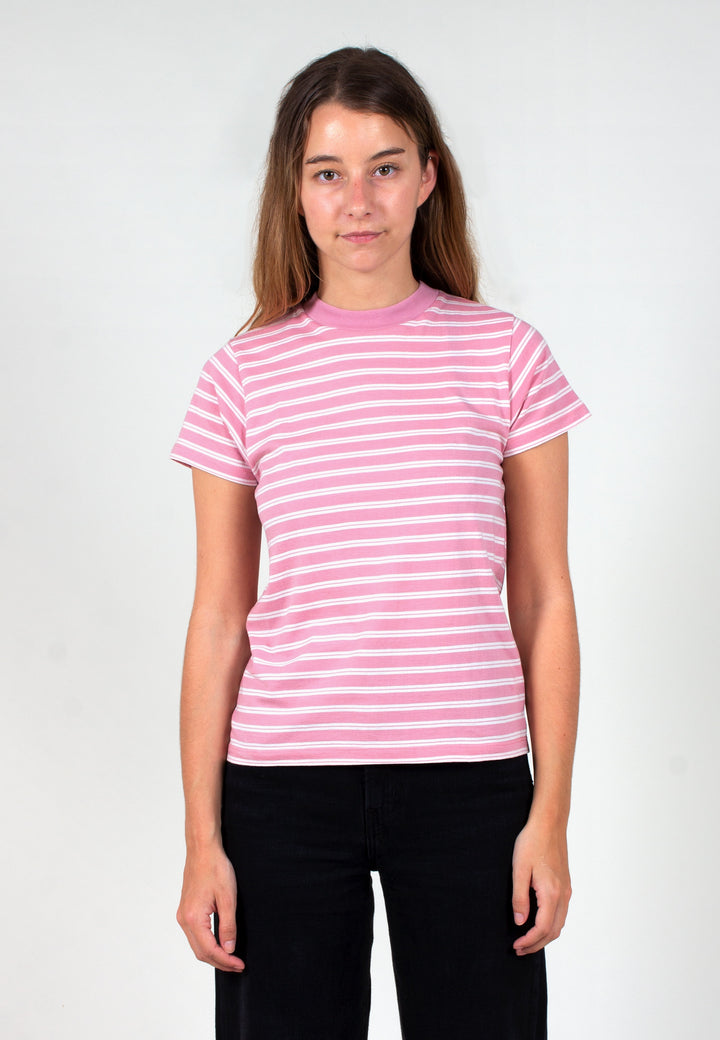 Classic Stripe T-Shirt - rose