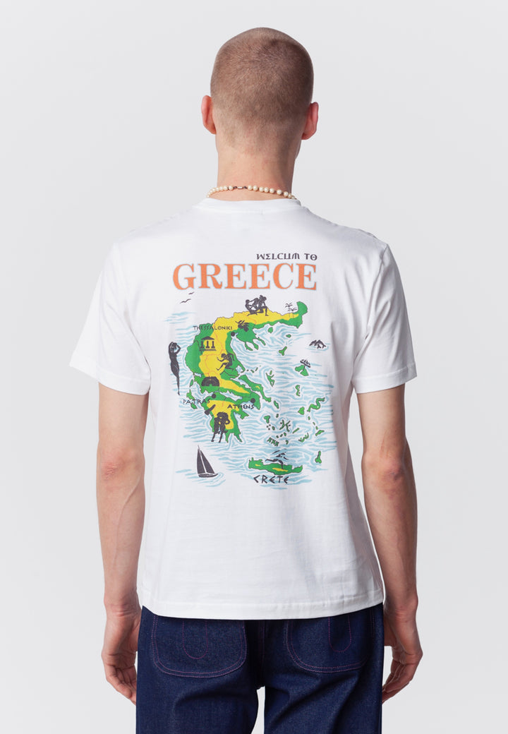 Welcum to Greece T-Shirt - white