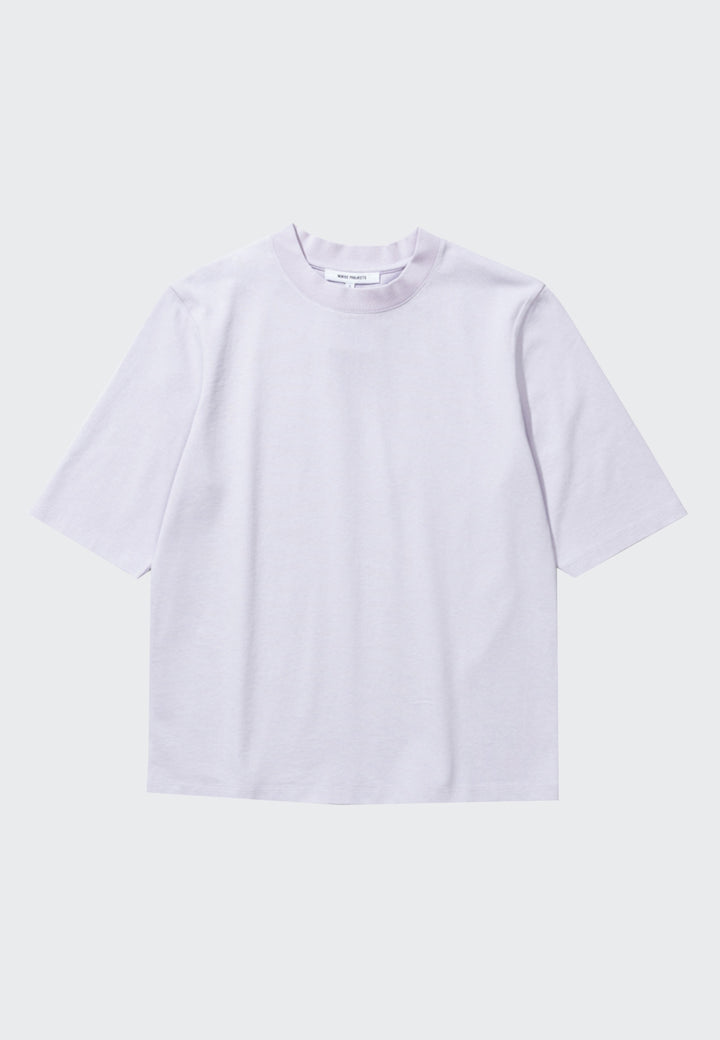 Ginny Heavy Jersey T-Shirt - pale lilac