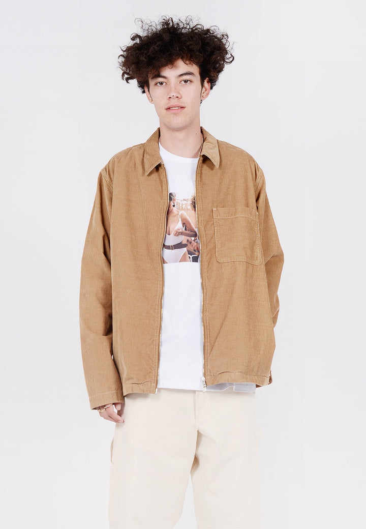 Norse Projects Jens Cord Jacket - camel - Good As Gold