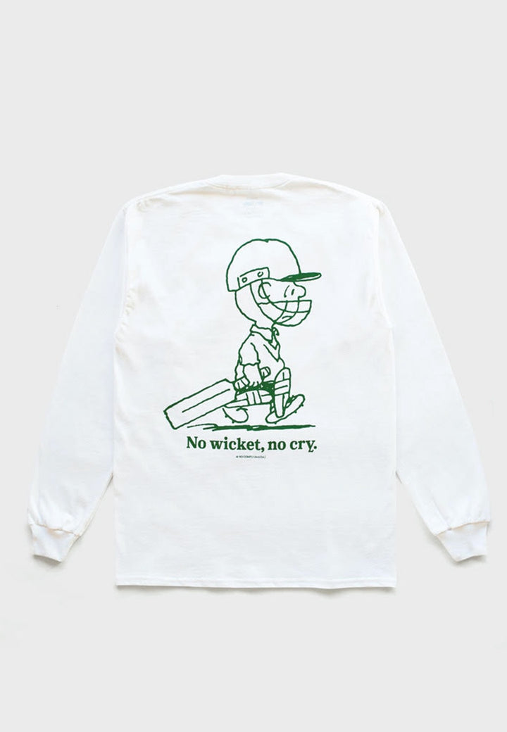 Hit And Miss Long Sleeve T-Shirt - white