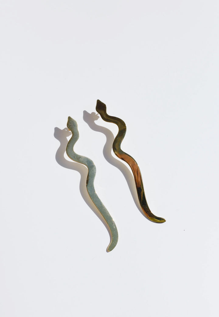 Paloma Wool | Serpiente Earrings - gold | Good As Gold, NZ