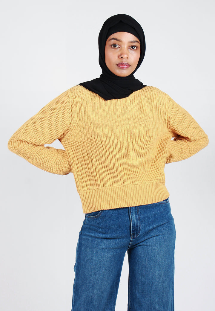 Rollas Sailor Knit Sweater - gold - Good As Gold