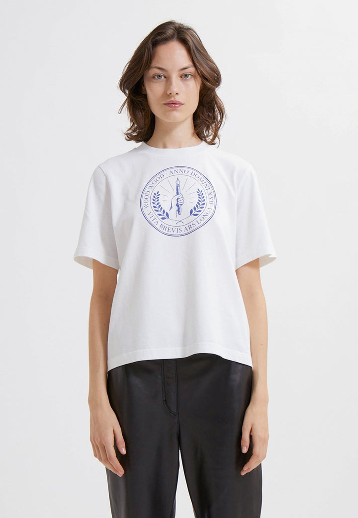 Alma Seal T-Shirt - white
