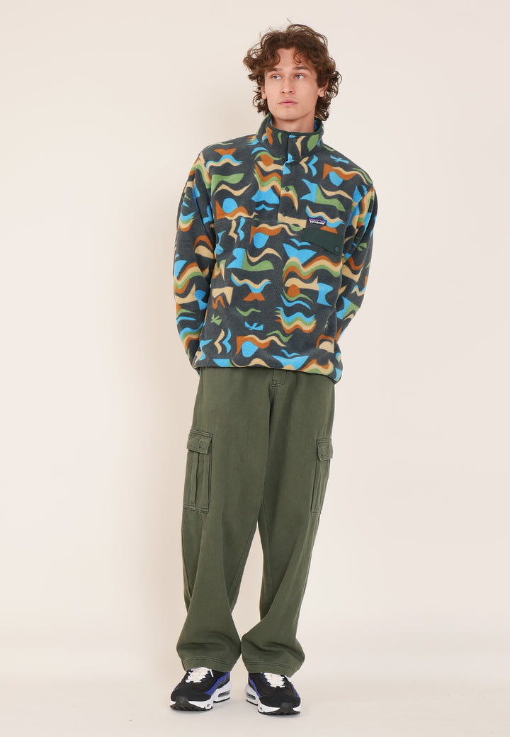 Lightweight Synchilla Snap-T Pullover - arctic collage/northern green