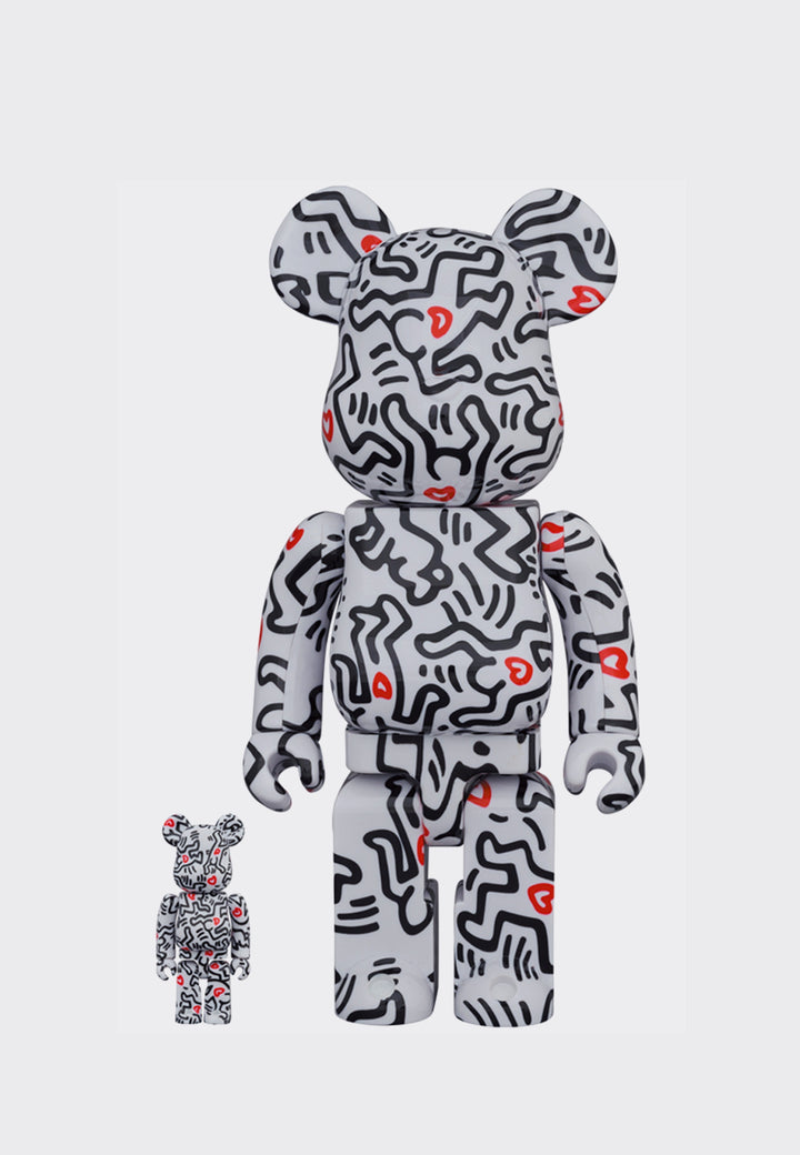 Be@rbrick Keith Haring #8 100% + 400% Set
