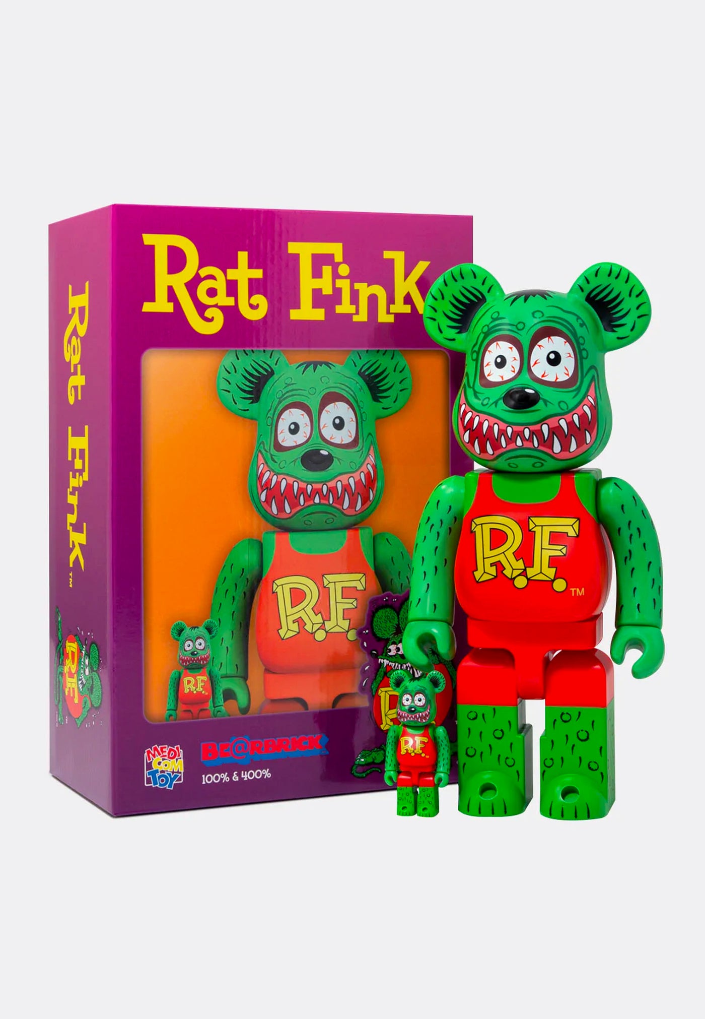 Medicom Toy | Buy Be@rbrick Rat Fink - 100% + 400% Set online