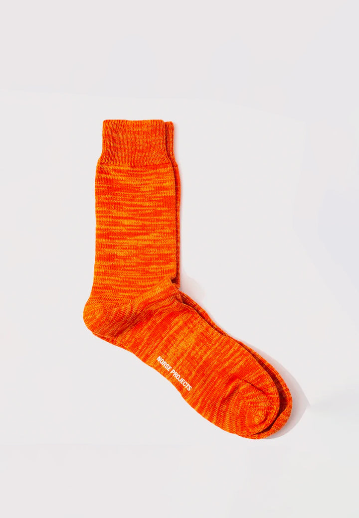 Bjarki Blend Socks - Burnt Orange