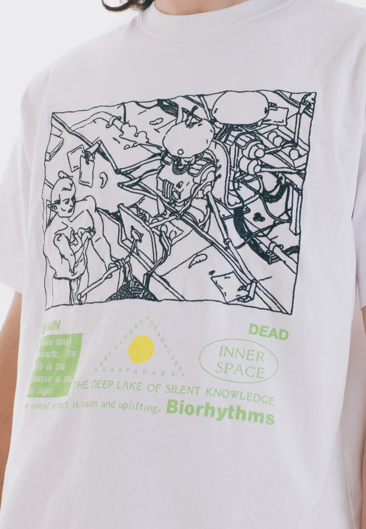 Biorhythms T-Shirt - white